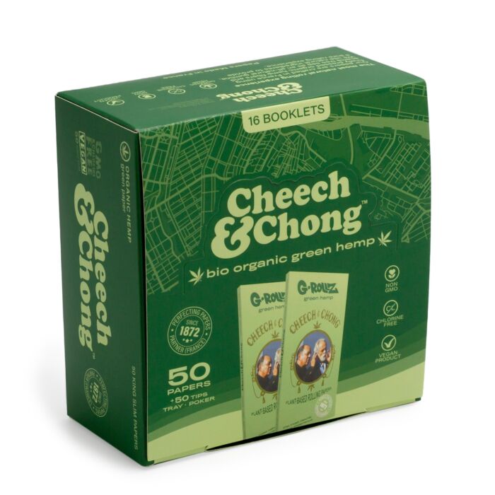 G-Rollz Cheech & Chong Classic-Organic Green Hemp Papers - Image 4