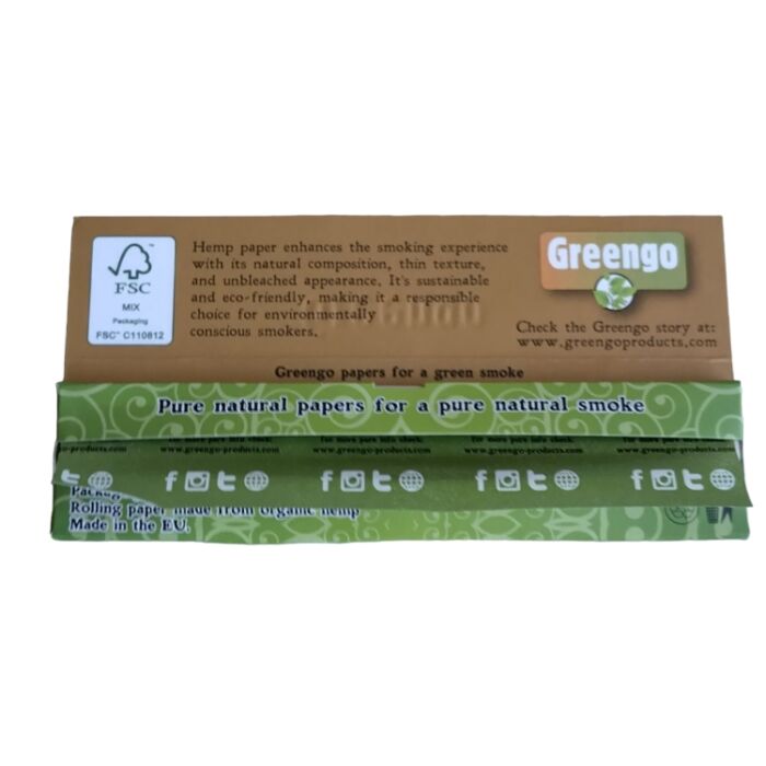 Greengo  Organic King Slim Rolling Papers - Image 2