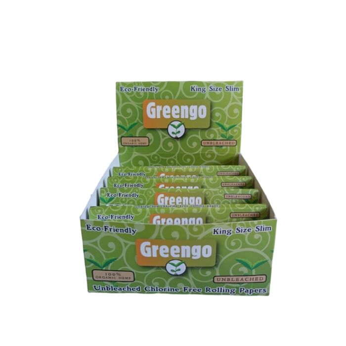 Greengo  Organic King Slim Rolling Papers - Image 3