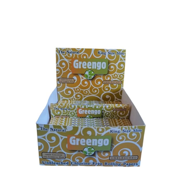 Greengo King Slim Extra Slim Rolling Papers - Image 2
