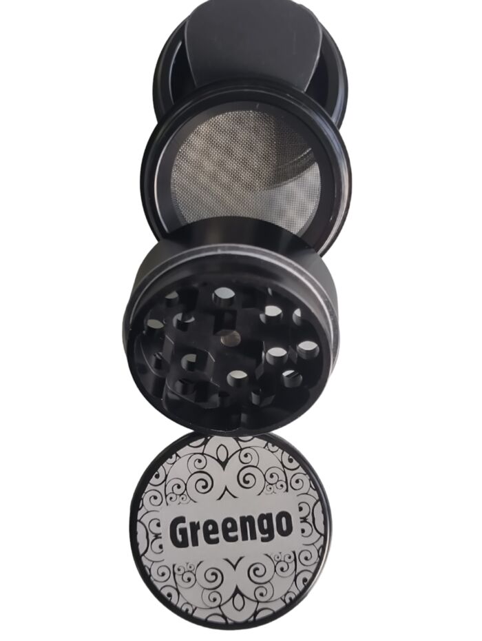 Greengo Metal Black Grinder 40mm - Image 3