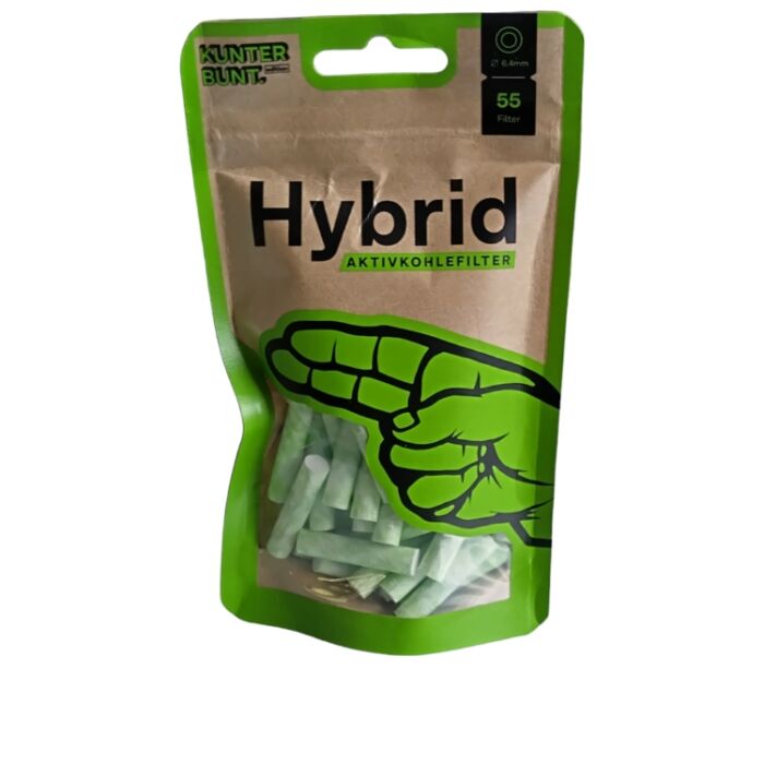Hybrid Supreme Active Charlcoal Filters Lime