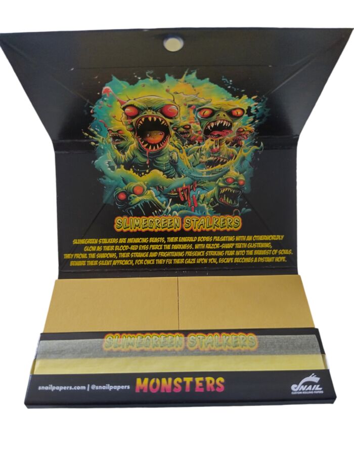 Snail Papers Monsters  King Slim Rolling Papers - Image 3