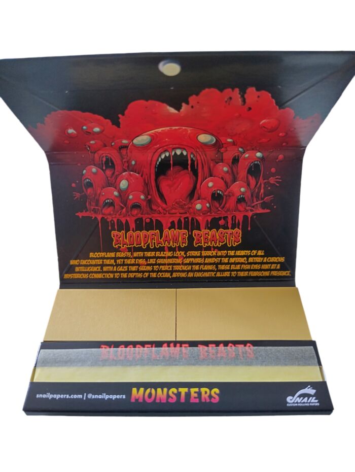 Snail Papers Monsters  King Slim Rolling Papers - Image 7
