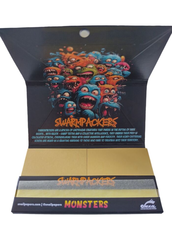 Snail Papers Monsters  King Slim Rolling Papers - Image 10