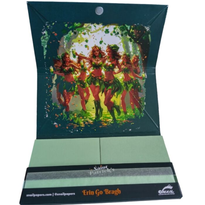 Snail Papers St. Patricks Day King Slim Rolling Papers - Image 5