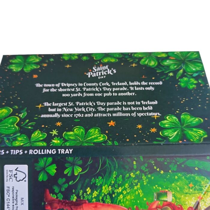 Snail Papers St. Patricks Day King Slim Rolling Papers - Image 3