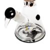 G-Rollz Banksy's Graffiti 'Flower Thrower' - Beaker Percolator Bong White - Image 2