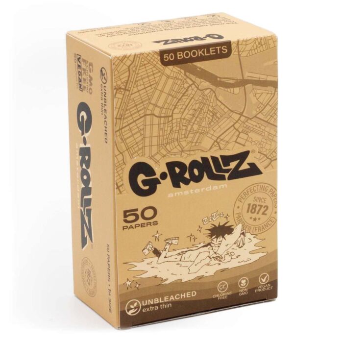 G-Rollz | Unbleached Extra Thin - 50 '1¼' Papers - Image 2