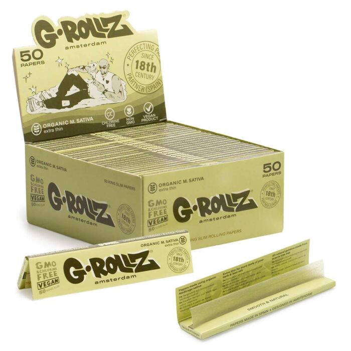 G-Rollz | Medicago Sativa Extra Thin - 50 KS Slim Papers - Image 2