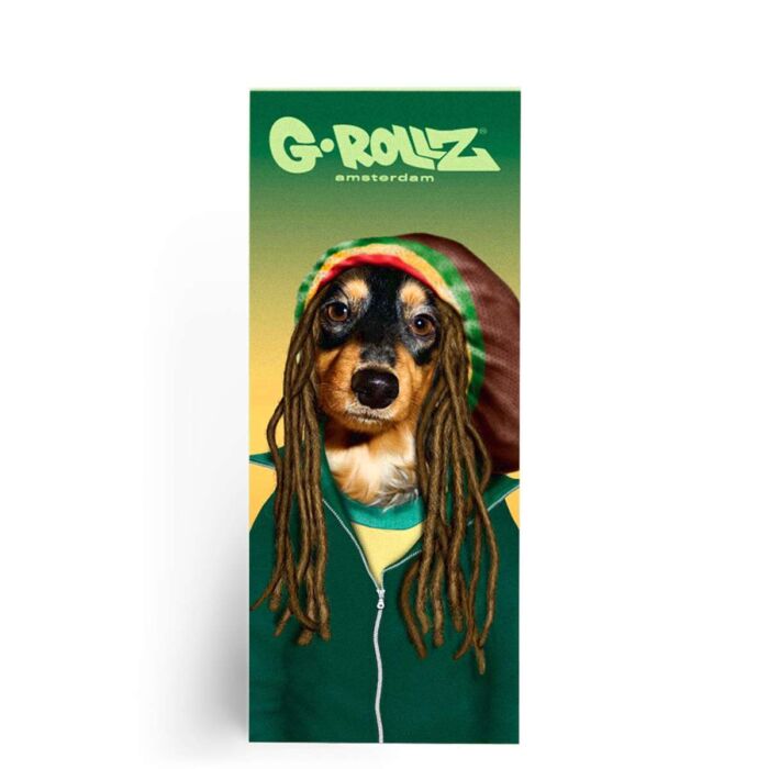 G-Rollz | Pets Reggae Green Perforated  Filter Tips 2,5 X 6cm 50 Tips - Image 3