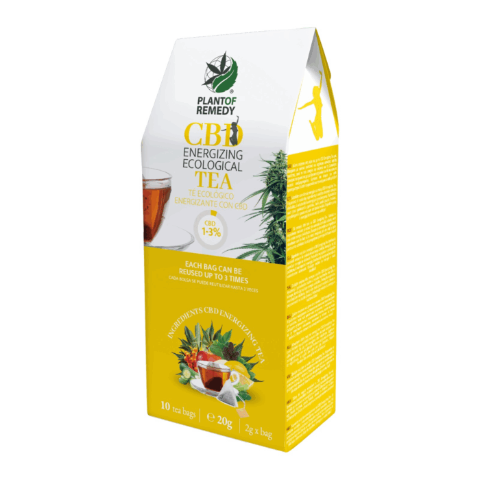 Plant of Remedy CBD Energising Tea Bags 3%