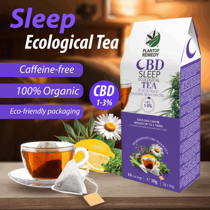 Plant of Remedy CBD Sleep Tea Bags 3% - Image 2
