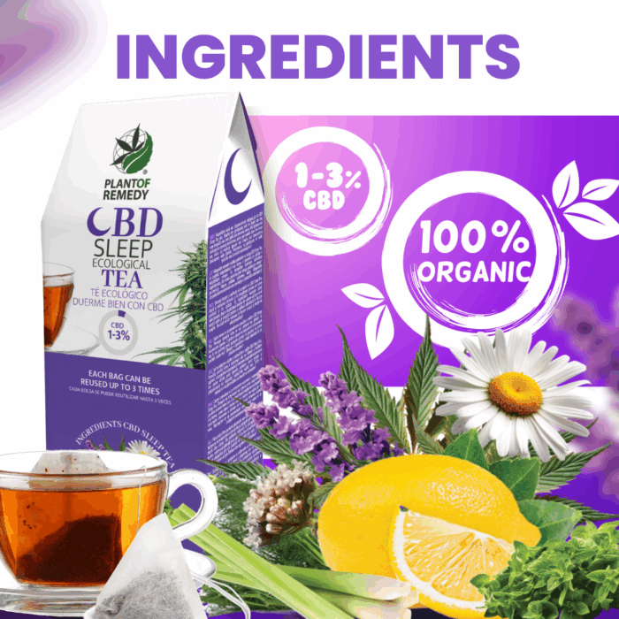 Plant of Remedy CBD Sleep Tea Bags 3% - Image 3
