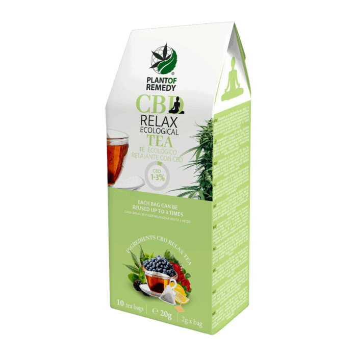 Plant of Remedy CBD Relax Tea Bags 3%