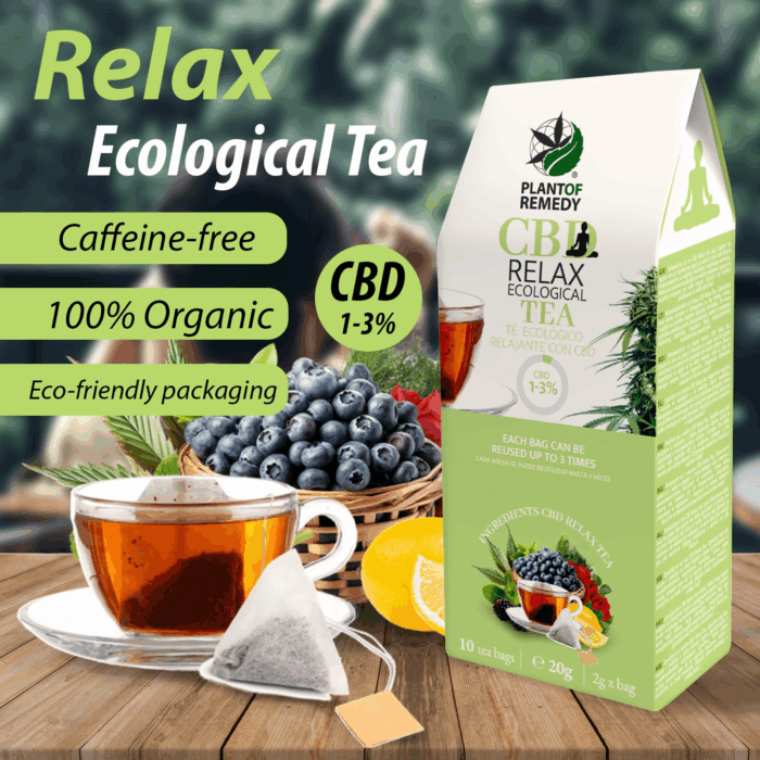 Plant of Remedy CBD Relax Tea Bags 3% - Image 2